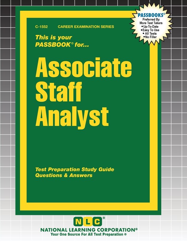 Front cover_Associate Staff Analyst