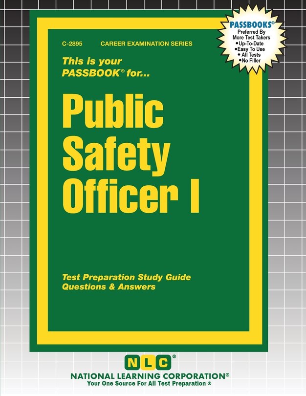 Front cover_Public Safety Officer I