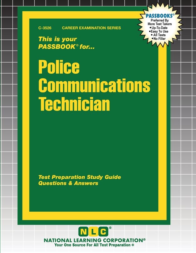 Front cover_Police Communications Technician