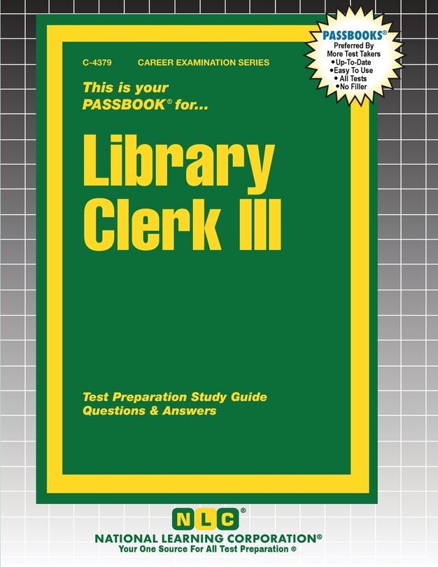 Couverture_Library Clerk III