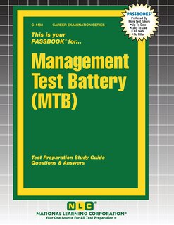 Front cover_Management Test Battery (MTB)