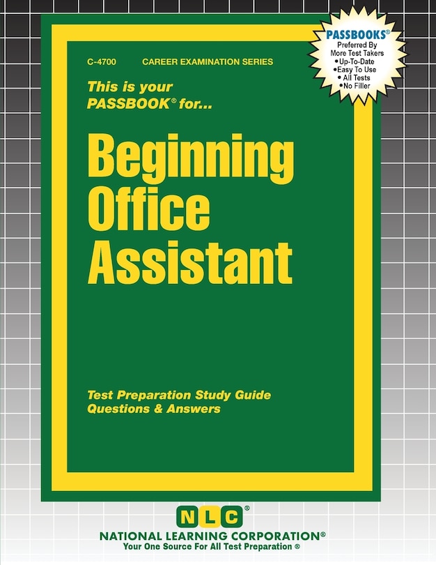 Front cover_Beginning Office Assistant