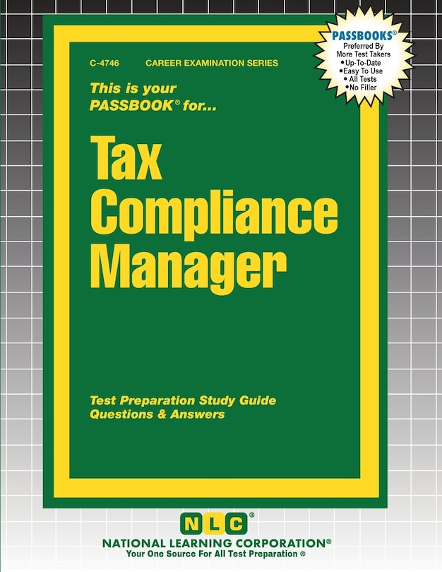 Front cover_Tax Compliance Manager
