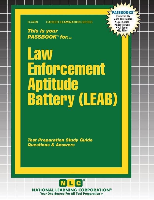 Front cover_Law Enforcement Aptitude Battery (LEAB)