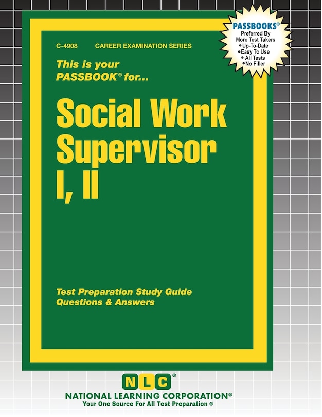 Front cover_Social Work Supervisor I, II
