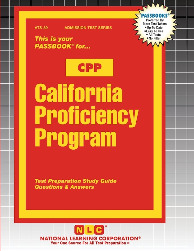 Front cover_California Proficiency Program (CPP)