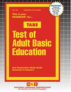 Couverture_Test of Adult Basic Education (TABE)