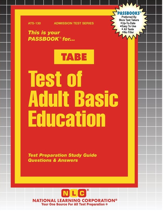Couverture_Test of Adult Basic Education (TABE)