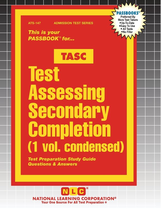 Front cover_Test Assessing Secondary Completion (TASC)