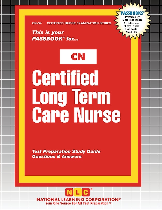 Front cover_Certified Long Term Care Nurse