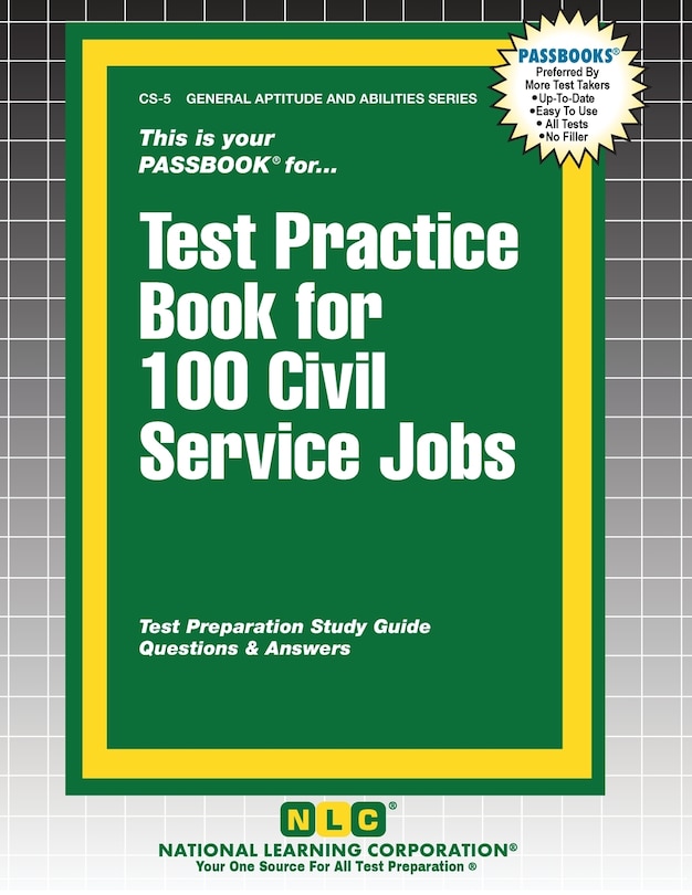 Front cover_Test Practice Book for 100 Civil Service Jobs