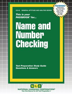 Front cover_Name and Number Checking