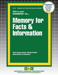 Couverture_Memory for Facts & Information