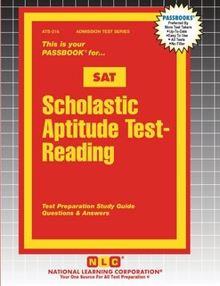 Front cover_Scholastic Aptitude Test (SAT) - Reading