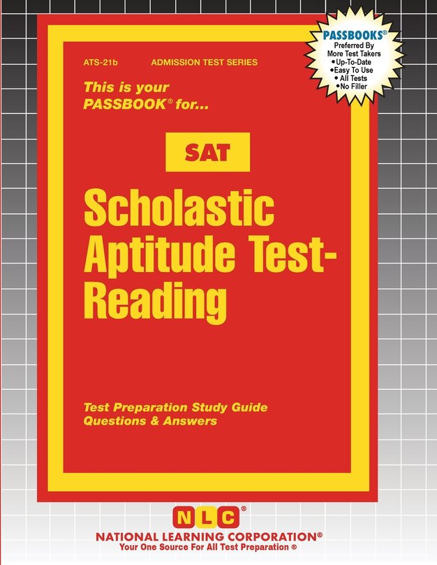 Front cover_Scholastic Aptitude Test (SAT) - Reading