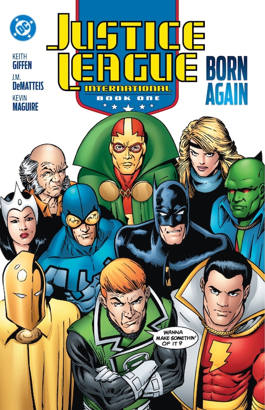 Front cover_Justice League International Book One: Born Again (2025 Edition)