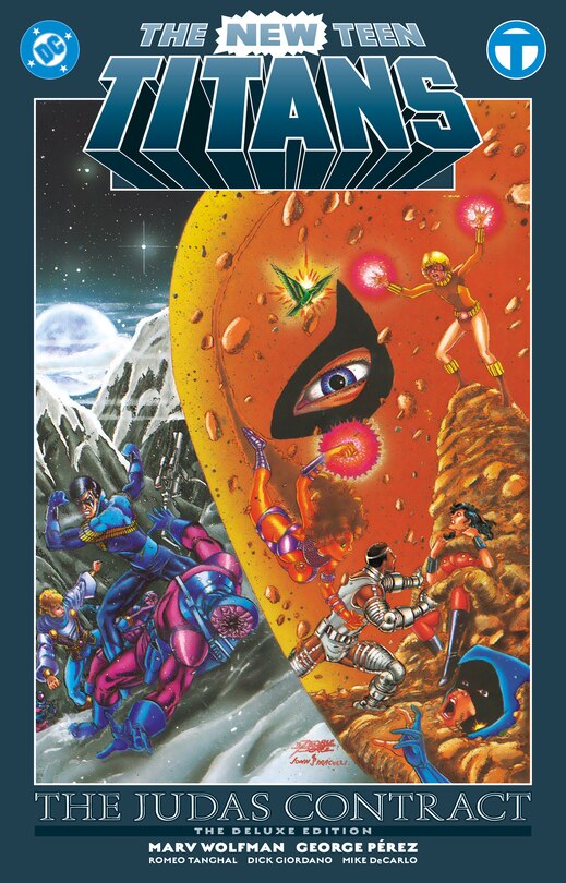 Front cover_The New Teen Titans: The Judas Contract Deluxe Edition