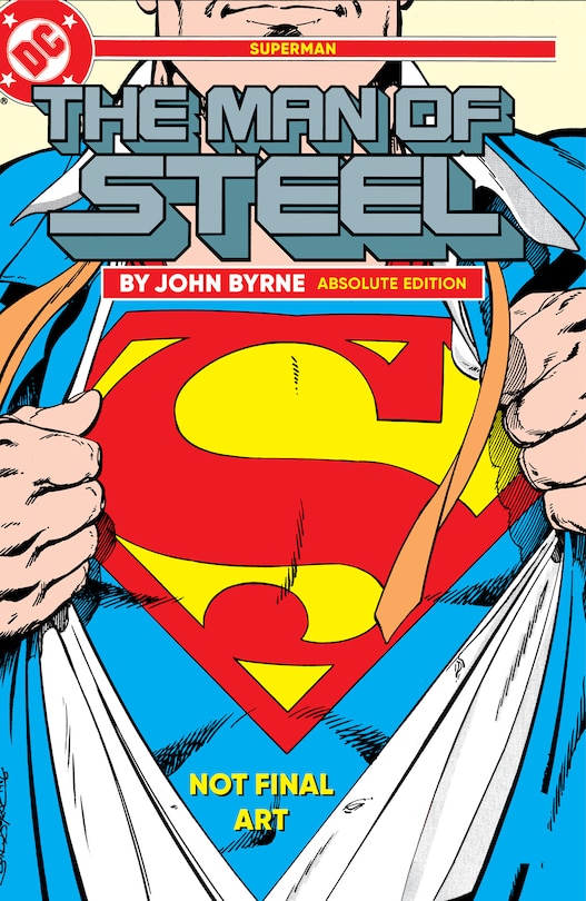 Front cover_Superman: The Man of Steel by John Byrne: Absolute Edition