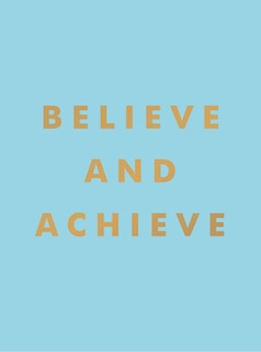 Front cover_Believe And Achieve