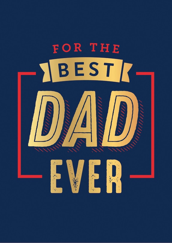 Front cover_For the Best Dad Ever