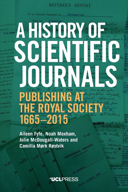 Front cover_A History of Scientific Journals