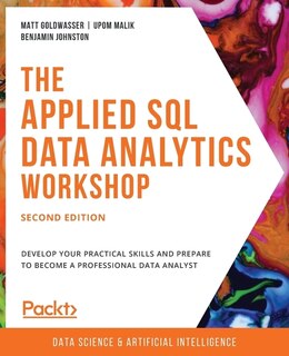 Front cover_The Applied SQL Data Analytics Workshop - Second Edition