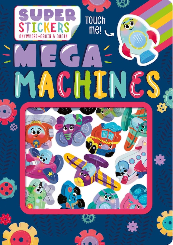 Mega Machines: Sticker Play Scenes With Reusable Stickers