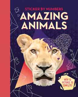 Amazing Animals: Adult Sticker By Numbers de IglooBooks