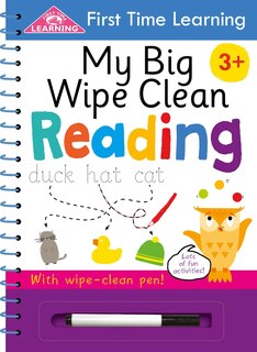 Front cover_First Time Learning: My Big Wipe Clean Reading