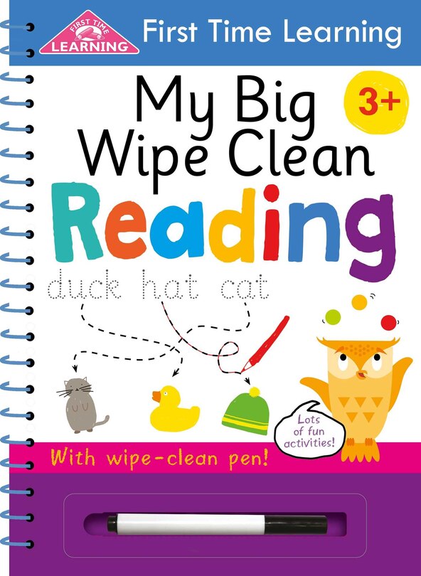 Front cover_First Time Learning: My Big Wipe Clean Reading