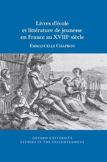 Front cover_Livres d'école et littérature de jeunesse en France au XVIIIe siècle