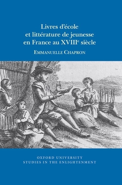 Front cover_Livres d'école et littérature de jeunesse en France au XVIIIe siècle