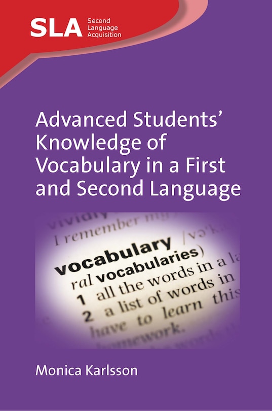 Front cover_Advanced Students’ Knowledge of Vocabulary in a First and Second Language