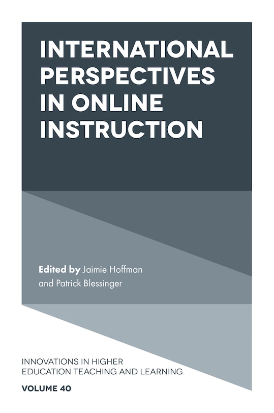 Front cover_International Perspectives in Online Instruction