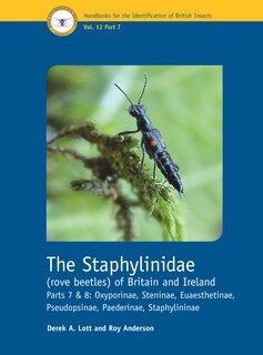 Front cover_The Staphylinidae (Rove Beetles) of Britain and Ireland