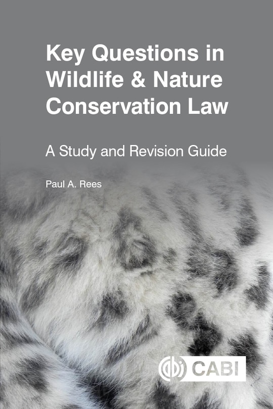 Front cover_Key Questions in Wildlife & Nature Conservation Law