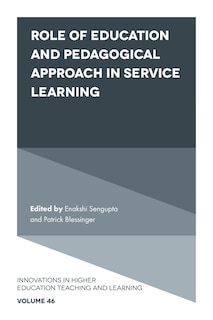 Couverture_Role of Education and Pedagogical Approach in Service Learning