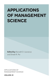 Couverture_Applications of Management Science