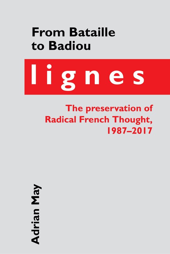 Front cover_From Bataille To Badiou
