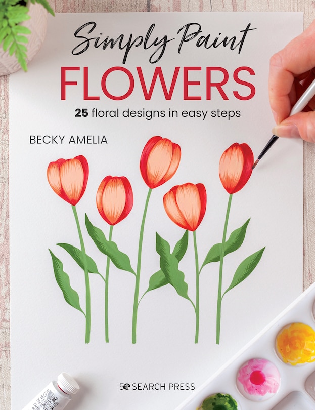 Front cover_Simply Paint Flowers