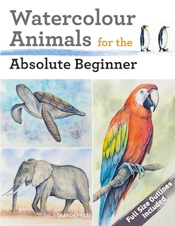 Front cover_Watercolour Animals for the Absolute Beginner