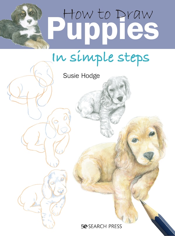 Front cover_How To Draw Puppies In Simple Steps