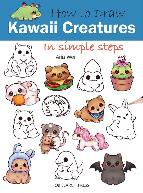 How To Draw Kawaii Creatures In Simple Steps