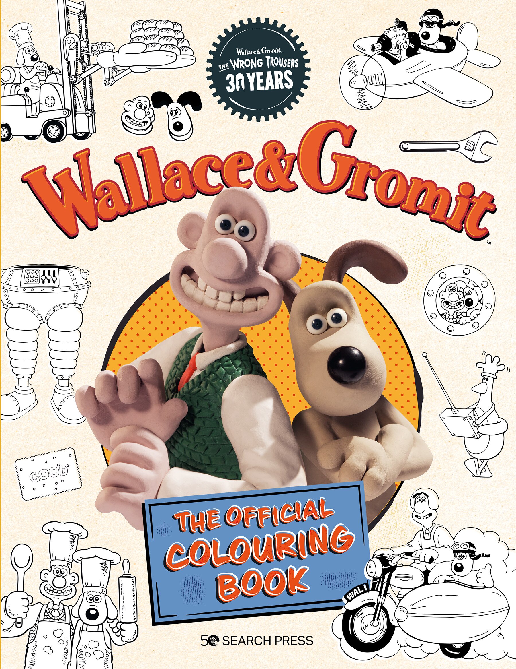Wallace & Gromit - The Official Colouring Book Book By