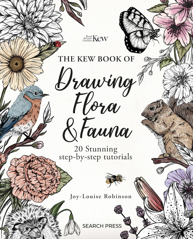 Front cover_The Kew Book of Drawing Flora and Fauna