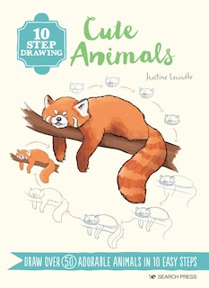 Front cover_10 Step Drawing: Cute Animals