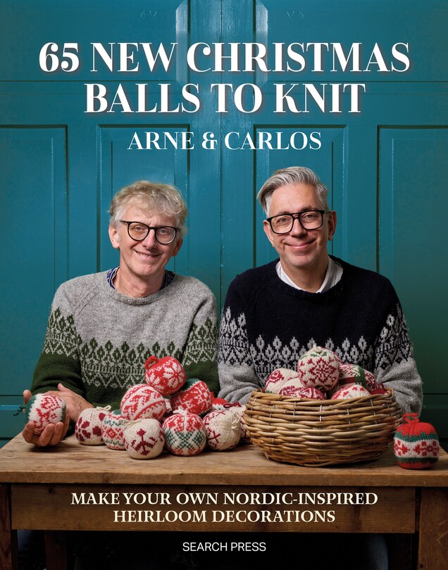 Front cover_65 New Christmas Balls to Knit
