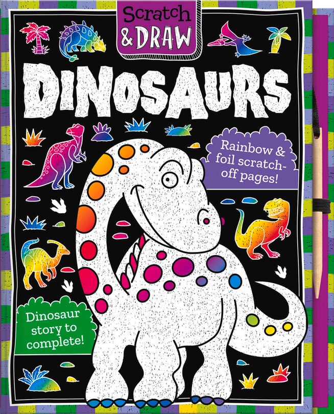 Front cover_SCRATCH & DRAW DINOSAURS