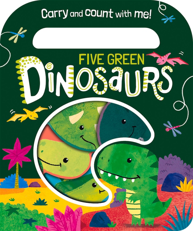 Couverture_FIVE GREEN DINOSAURS
