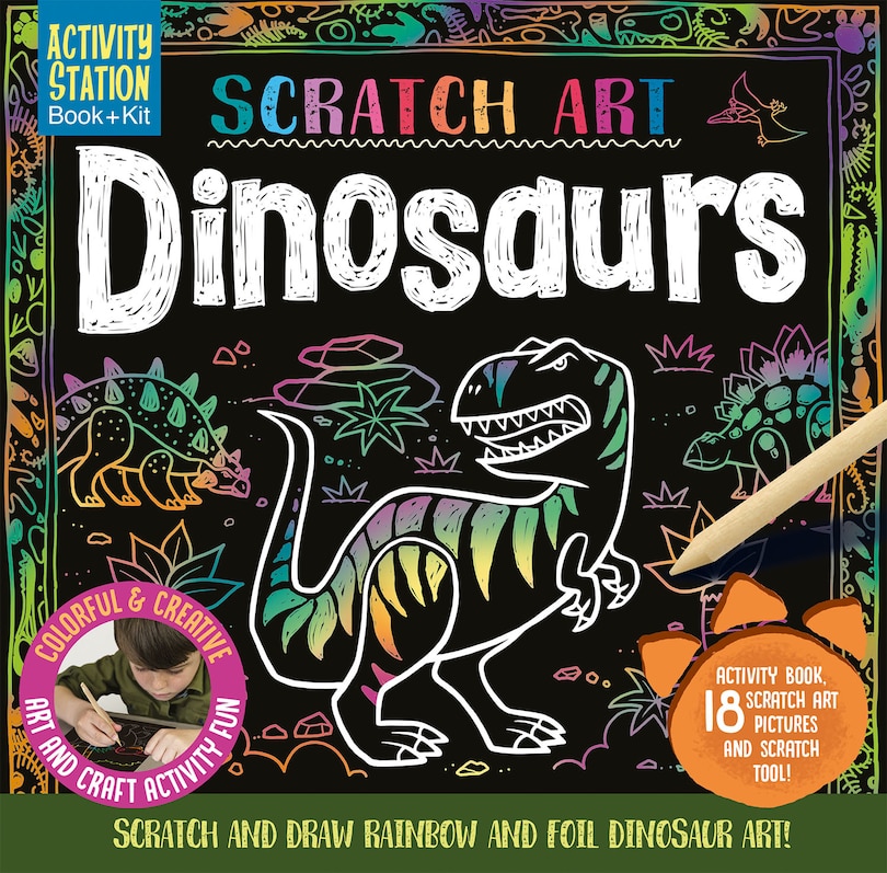 Front cover_Scratch Art Dinosaurs